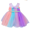 Rainbow Sparkle Tulle Dress for Baby Girls – Princess Style
