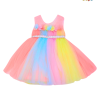 Rainbow Sparkle Tulle Dress for Baby Girls – Princess Style